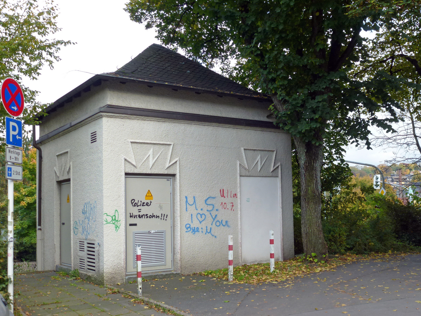 Trafostation - alte Kabelstation von 1920 in Lüdenscheid