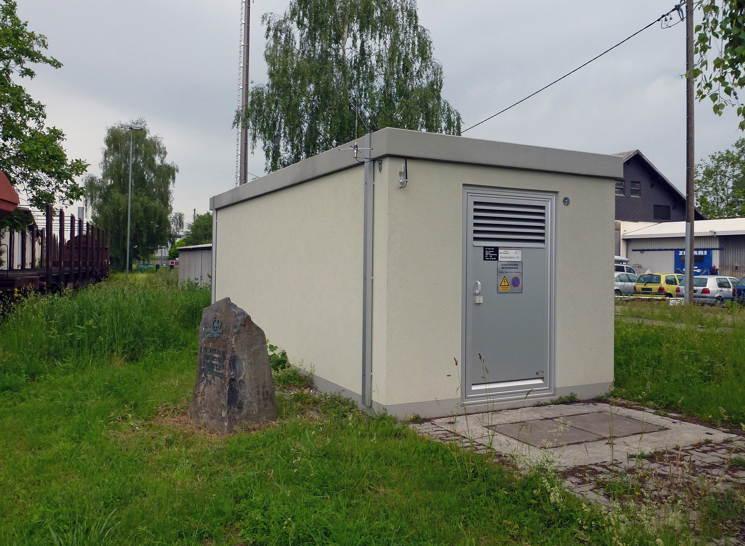 Trafostation - begehbare Netzstation in Offenburg mit Denkmal