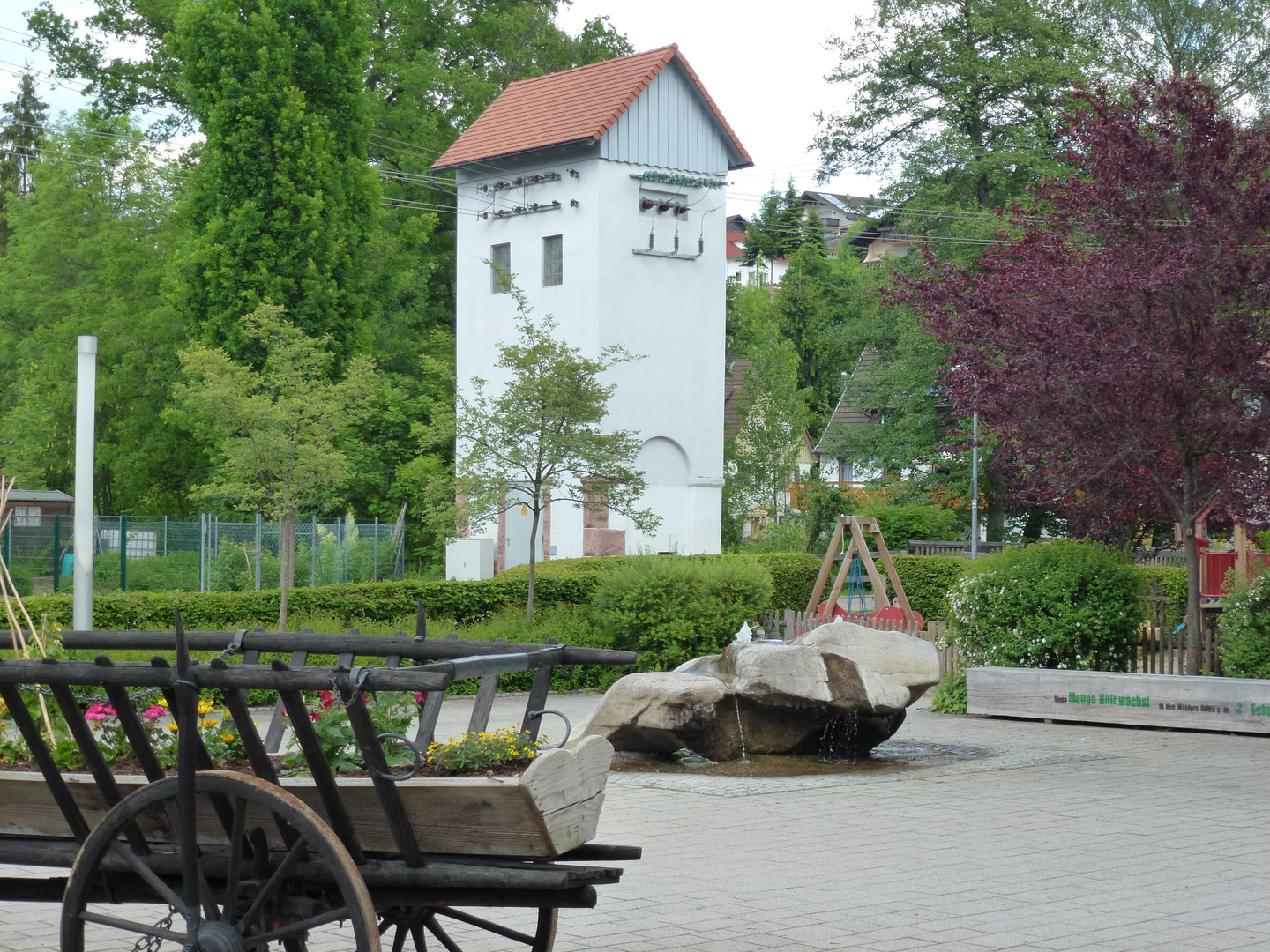 Trafostation - Denkmal am Kinderspielplatz