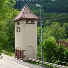 Trafostation - gebogt im Tal