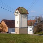 Trafostation im Frühling von Baden-Württemberg