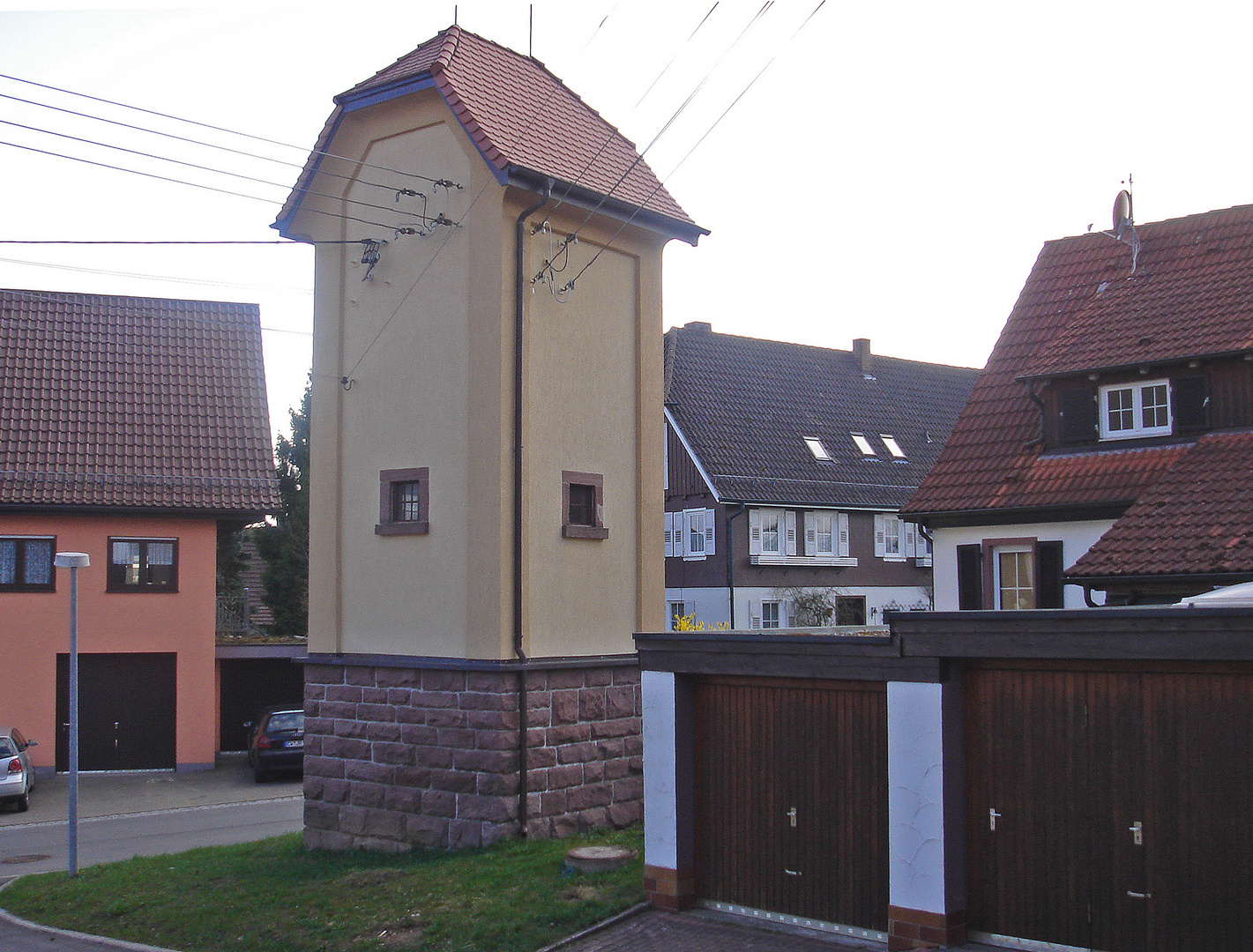 Trafostation - Typischer Baustil im Norden Baden-Württembergs