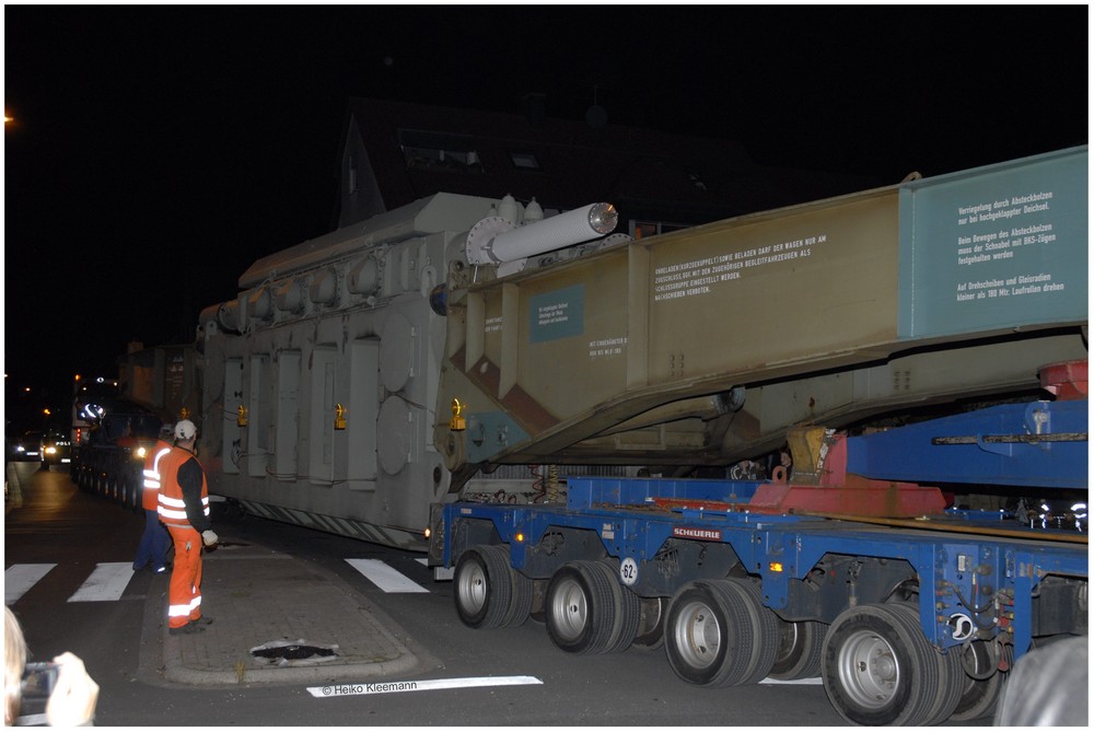 Trafotransport durch Iserlohn Hennen V