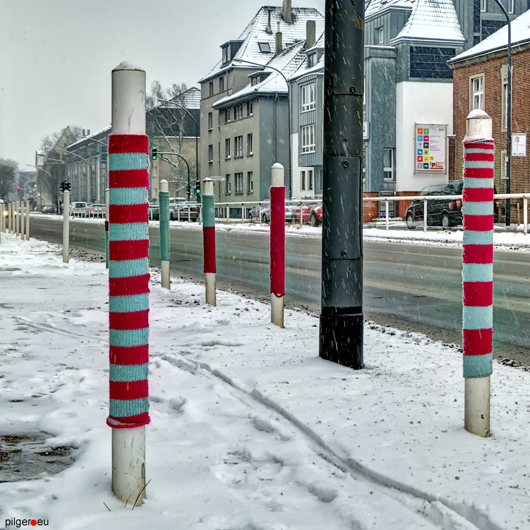 Tragen die Pfähle Strick ...