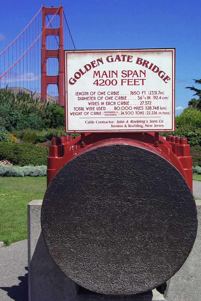 Trageseil der Golden Gate Brigde