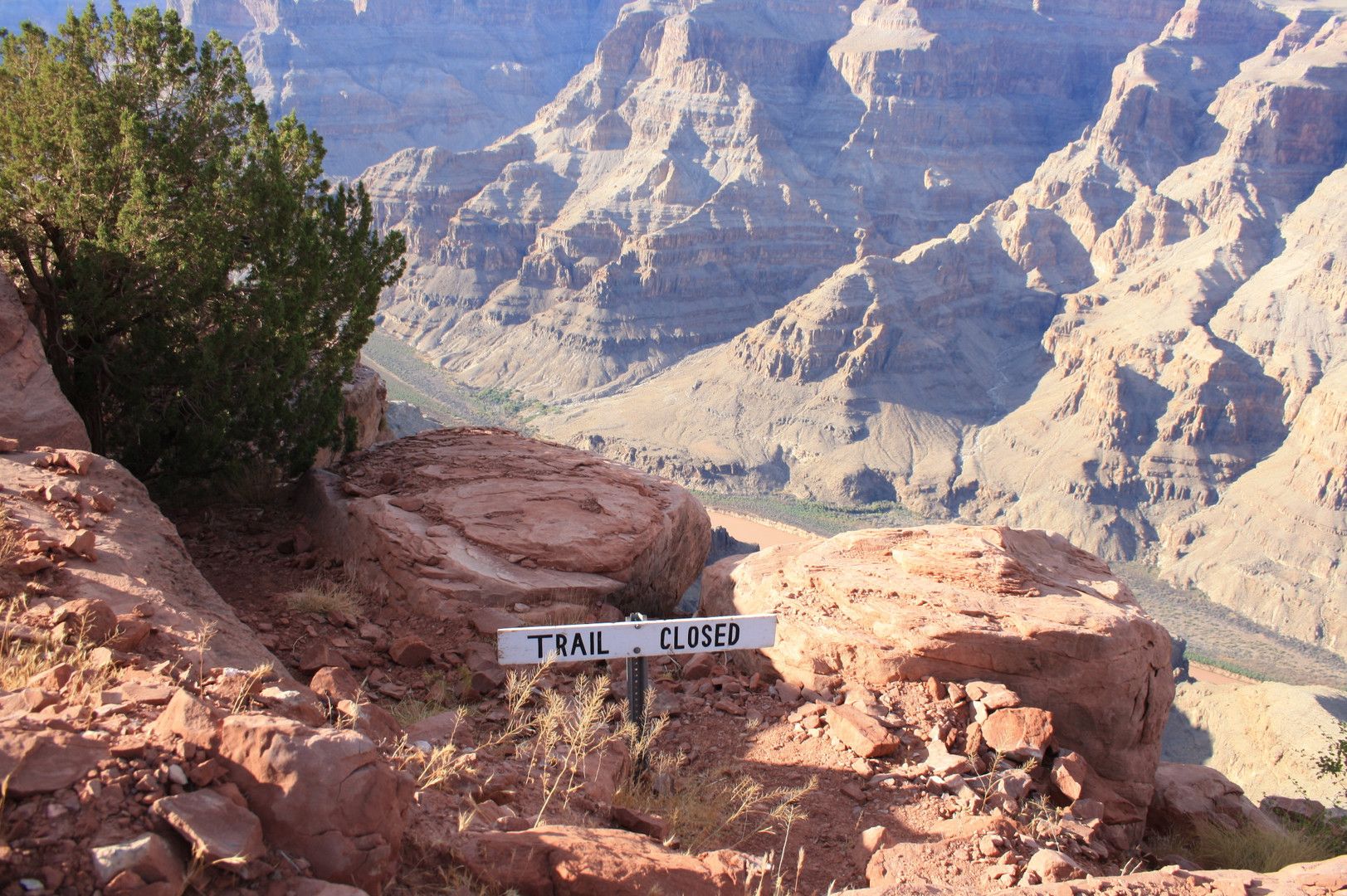 Trail closed