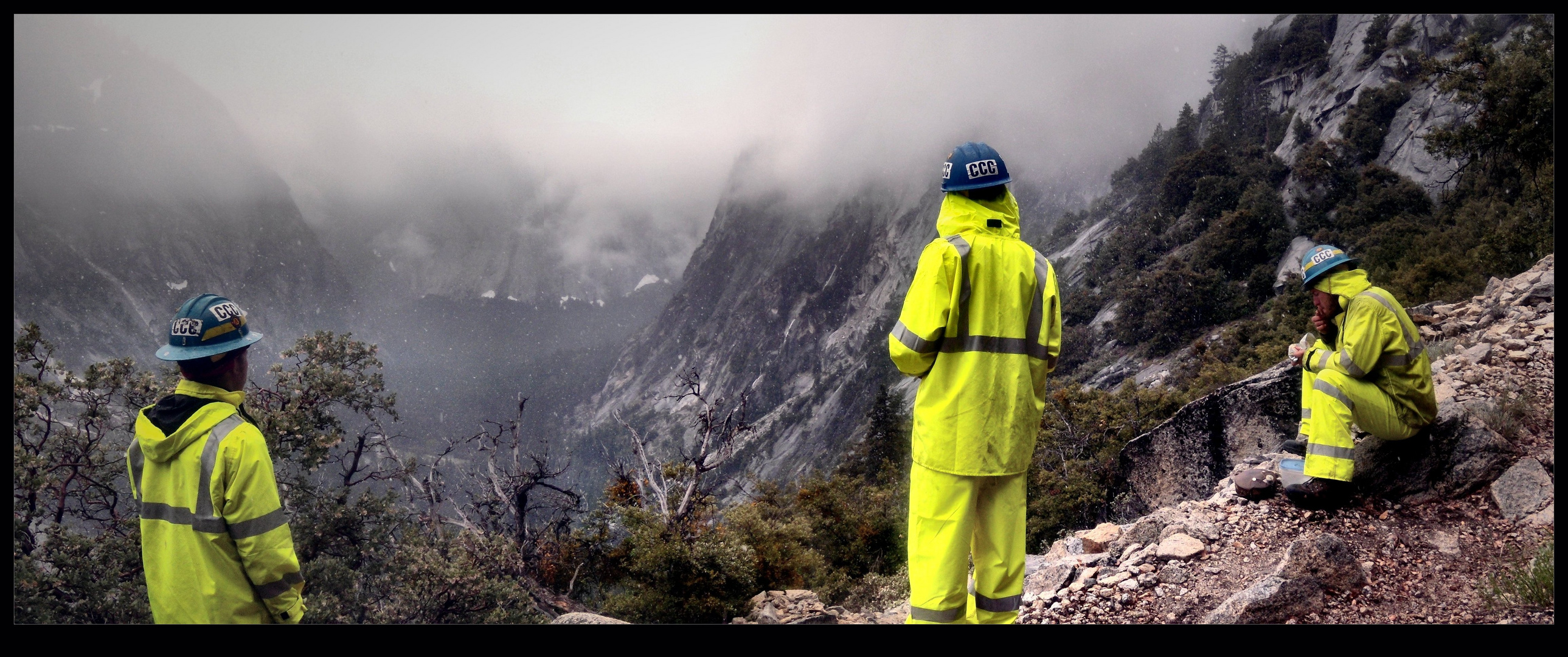 trail worker's breakroom window