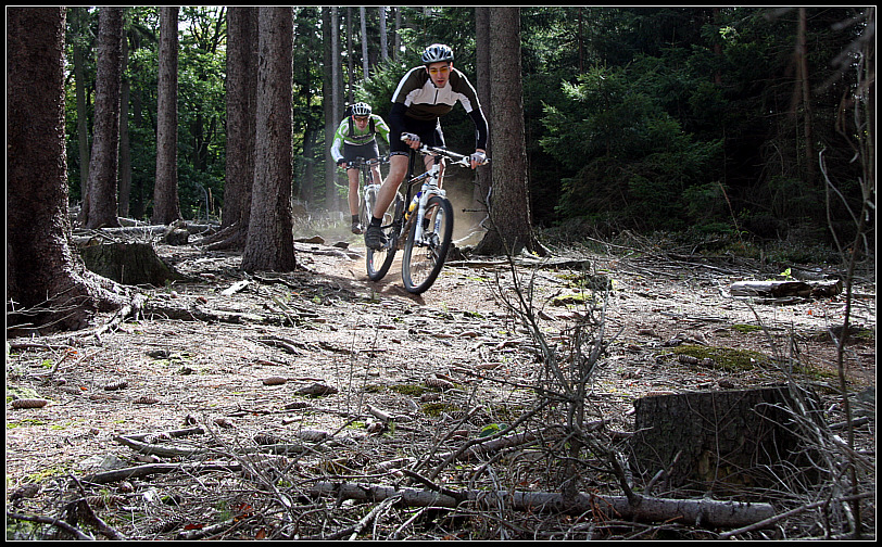 Trailverfolgung im Taunus (twins)