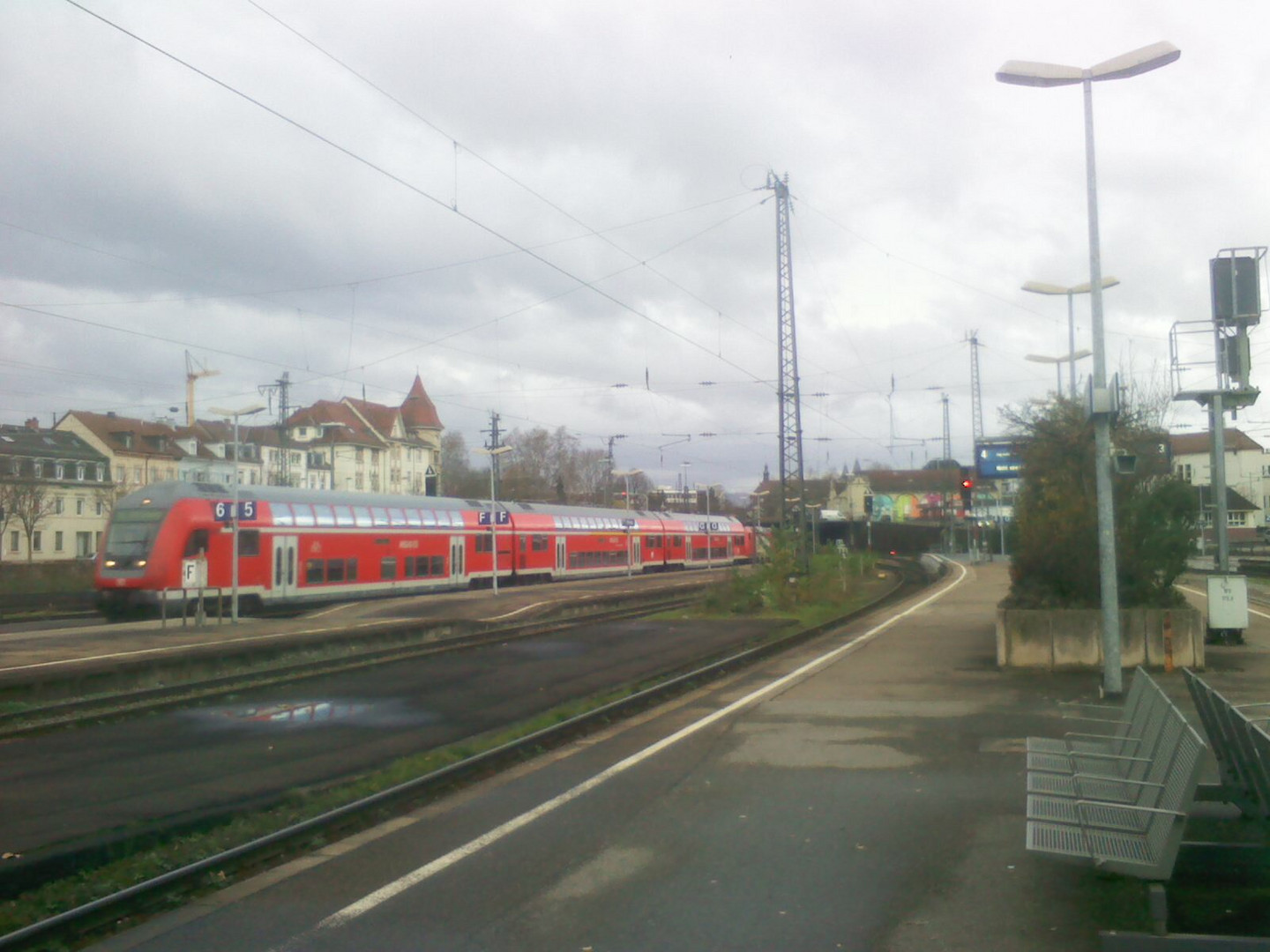 train allemand en gare de offenbourg