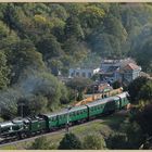 train leaving corfe castle station 3