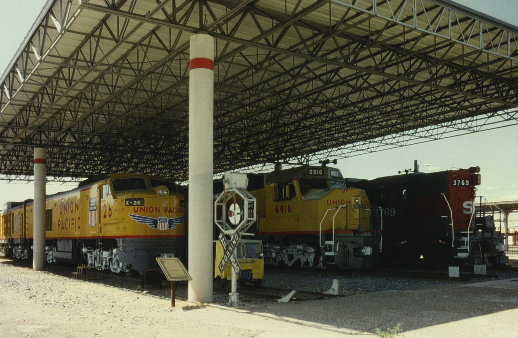 Train Museum in Ogden,Utah, USA