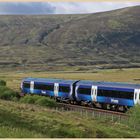 train near the pass of Drumochter