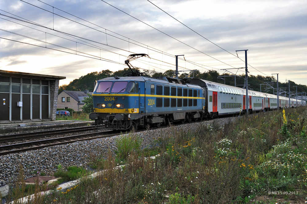 Train P Bruxelles - Luxembourg à Autelbas/Hondelange -2-