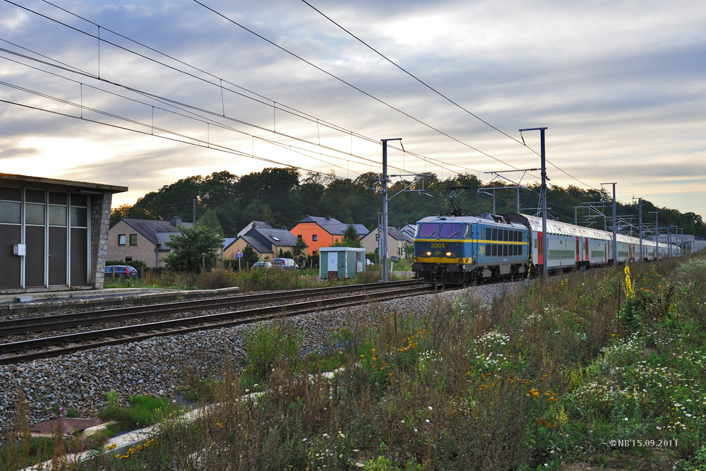 Train P Bruxelles - Luxembourg à Autelbas/Hondelange