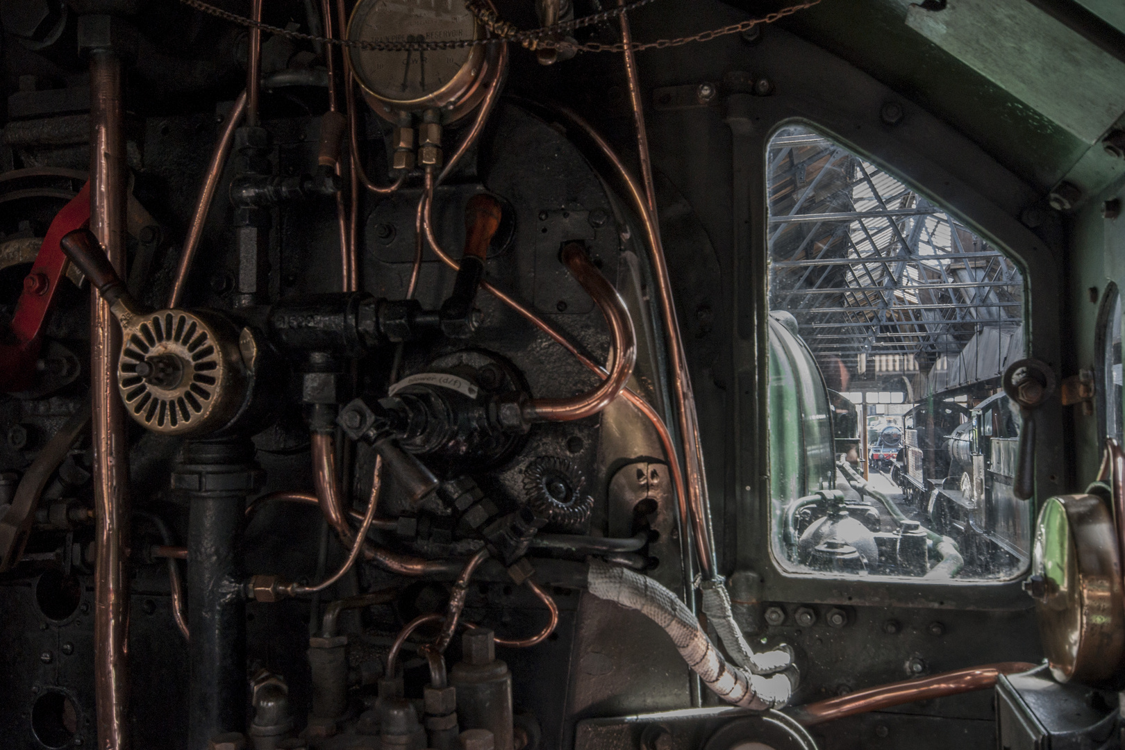 train shed view