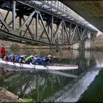 Training auf dem Stausee