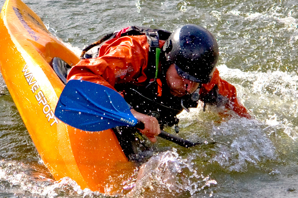 Training auf der Regnitz