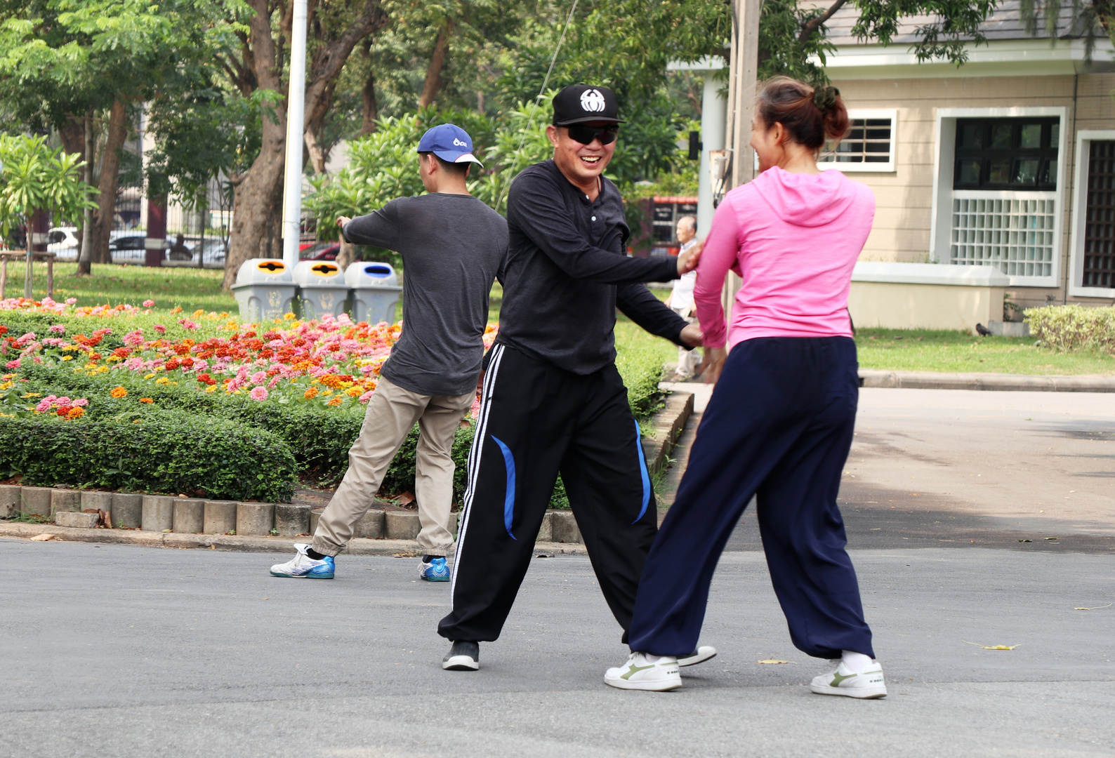 Training im Lumpini Park, Bangkok 4