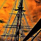 Training ship of the German Navy  GORCH  FOCK