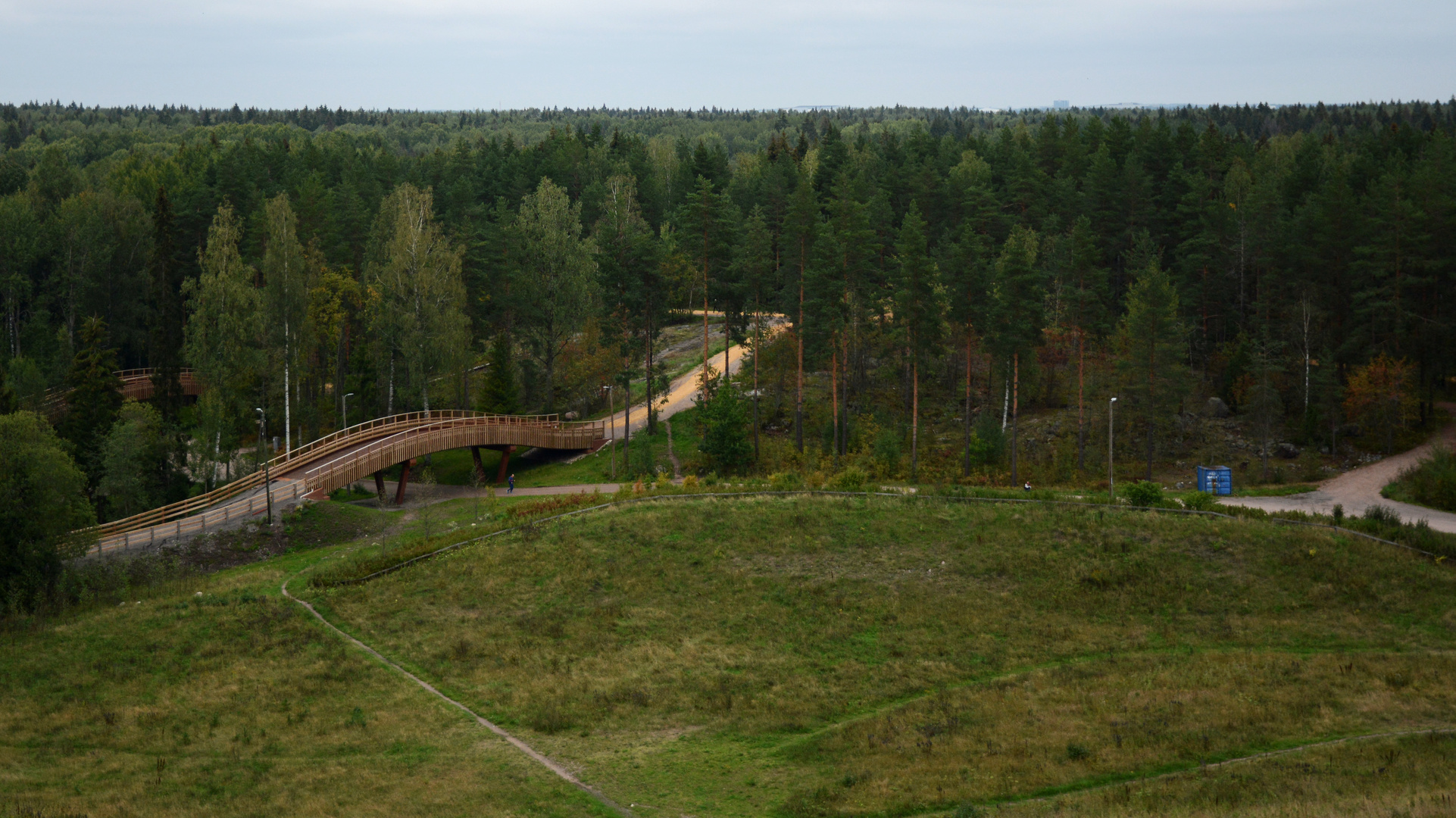 Training ways on Paloheinä forest