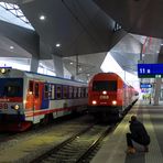 'Trainspotting' Wien Hbf