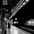 Trainstation at Brussels Zaventem