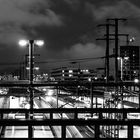 Trainstation at night