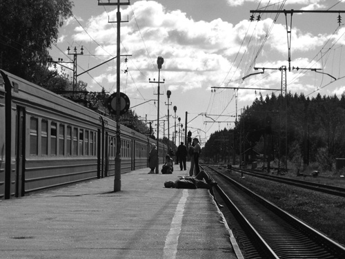 trainstation in russia