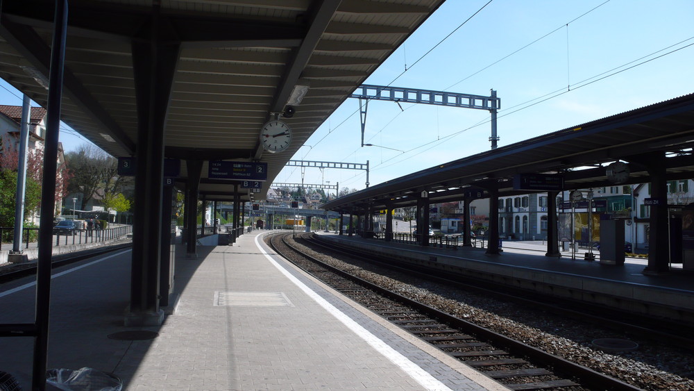 Trainstation, Rüti, Switzerland