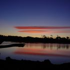 Trait de pinceau dans le ciel de la TurnBull river