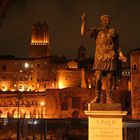 Trajan-Statue im antiken Rom