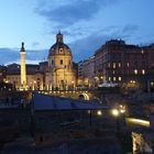 Trajanssäule und Santissimo Nome di Maria al Foro Traiano