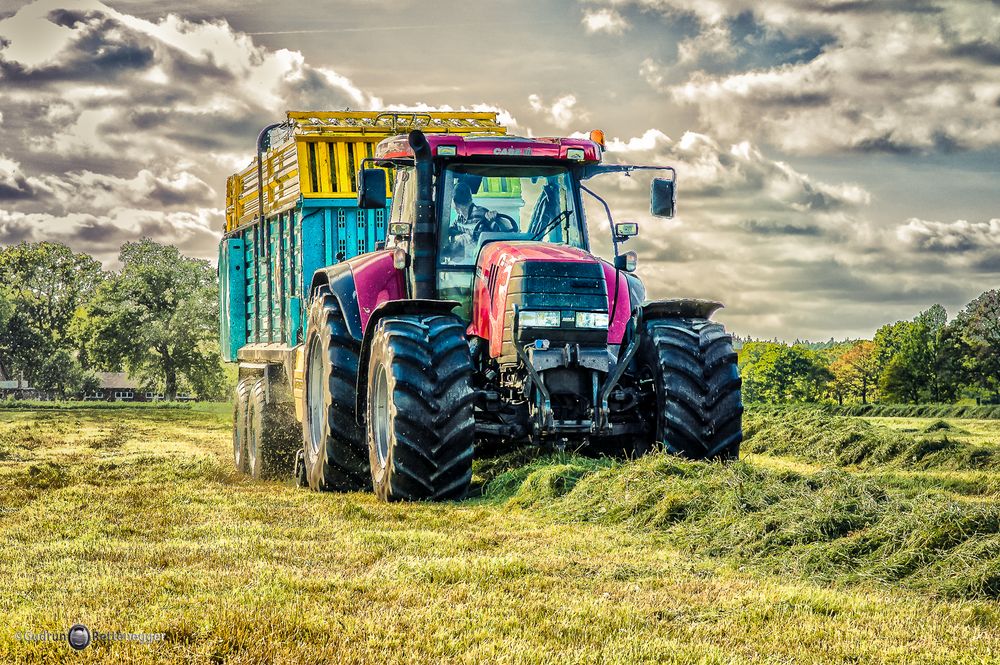 Traktor bei der Arbeit II