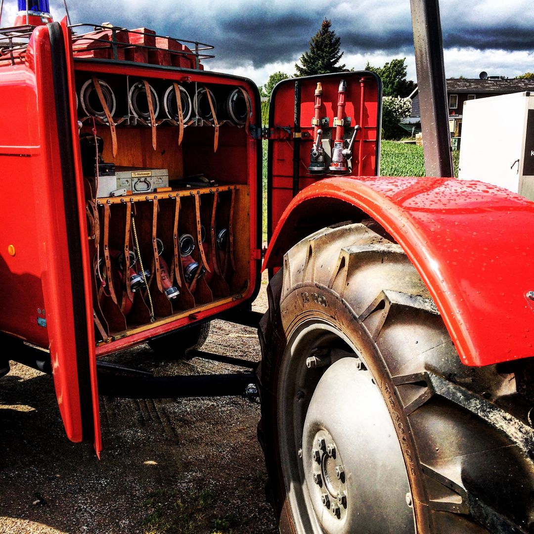 Traktor bei der Feuerwehr