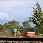 Traktor bei der Schienenreinigung?