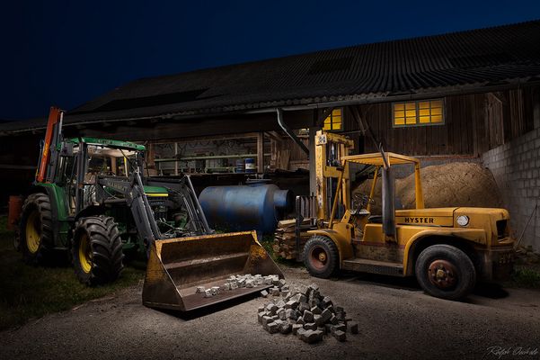 Traktor III - lightpainting + making of