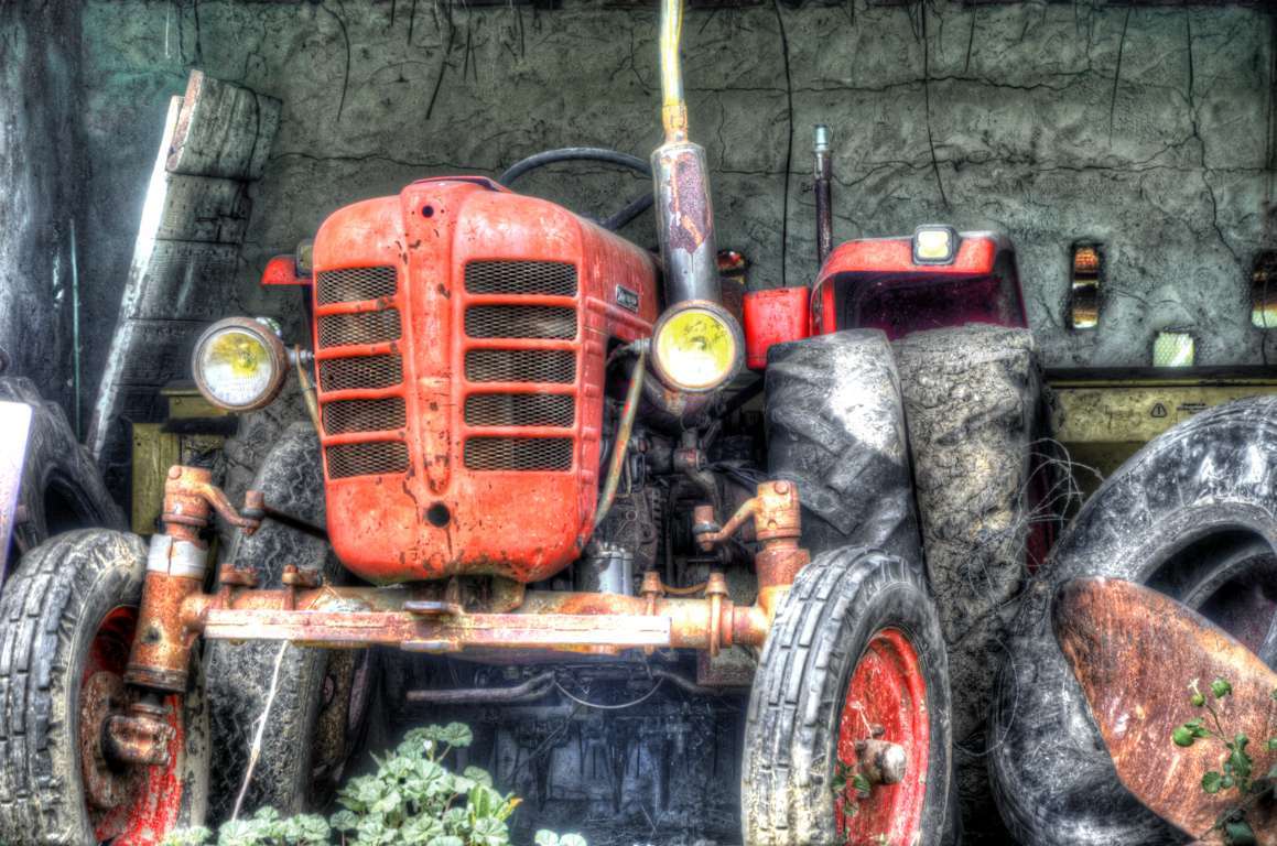 Traktor in HDR Technik
