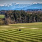 Traktor mit  Aussicht