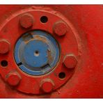 Traktor-Oldtimer-Details (III): Rot