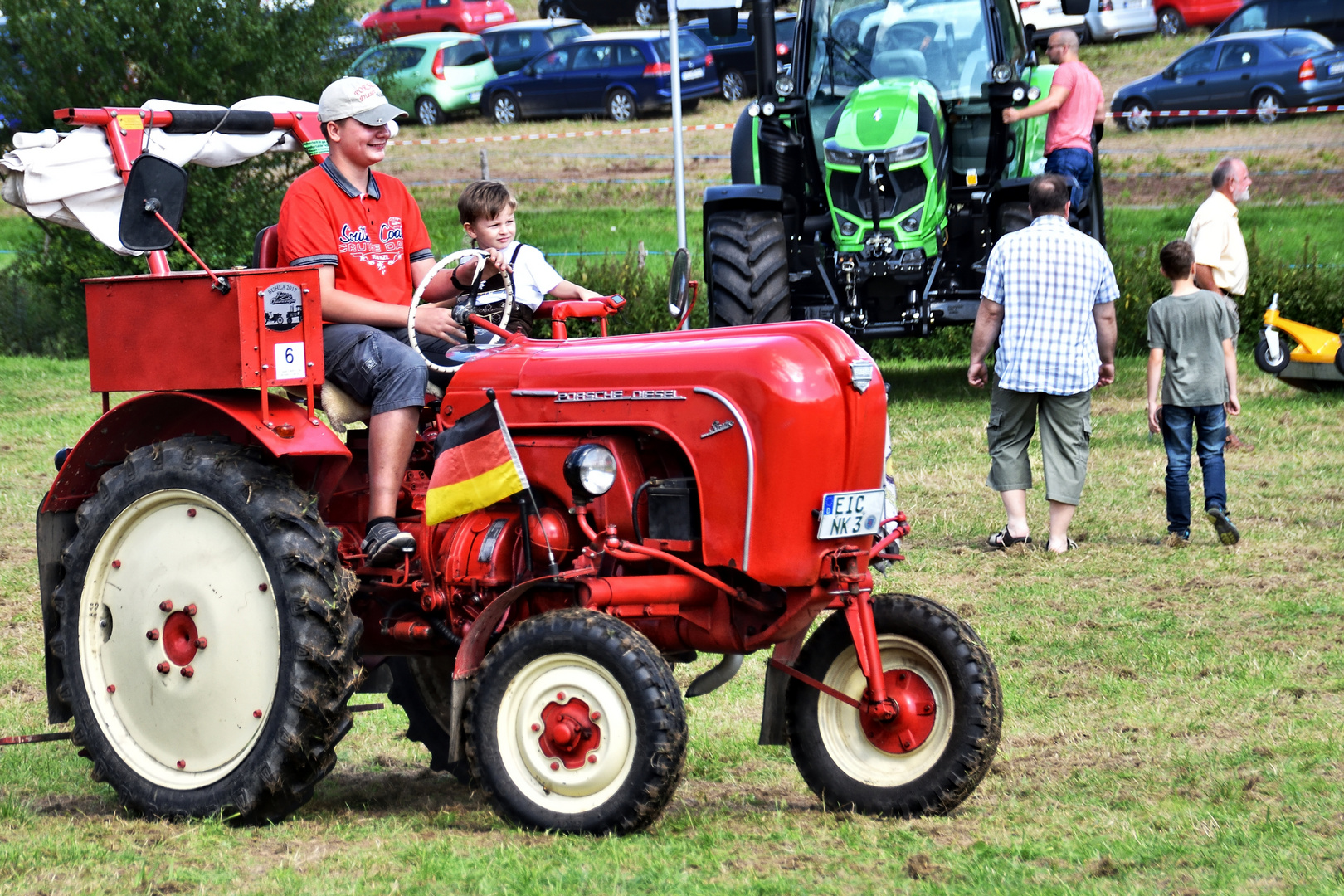 Traktor System Porsche A22 in Aktion