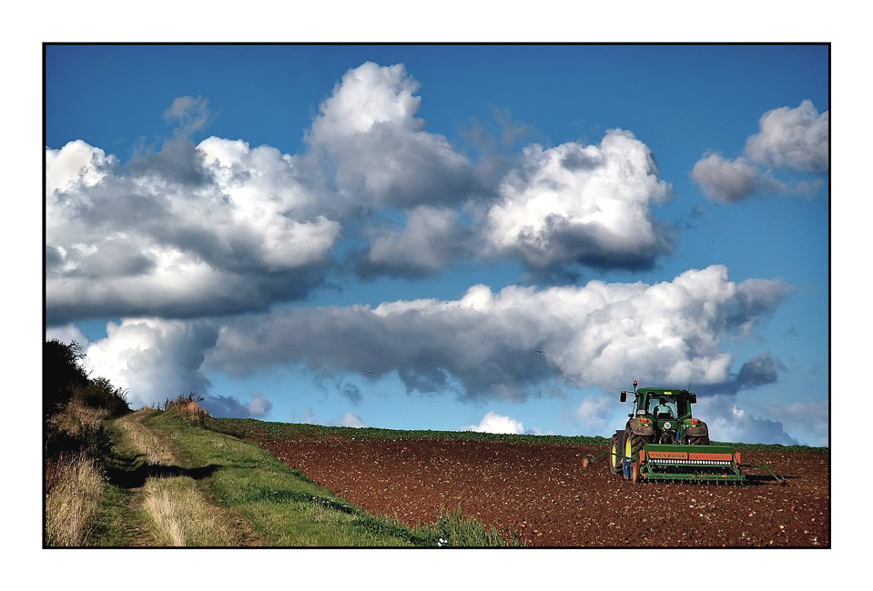 Traktor unterwegs 