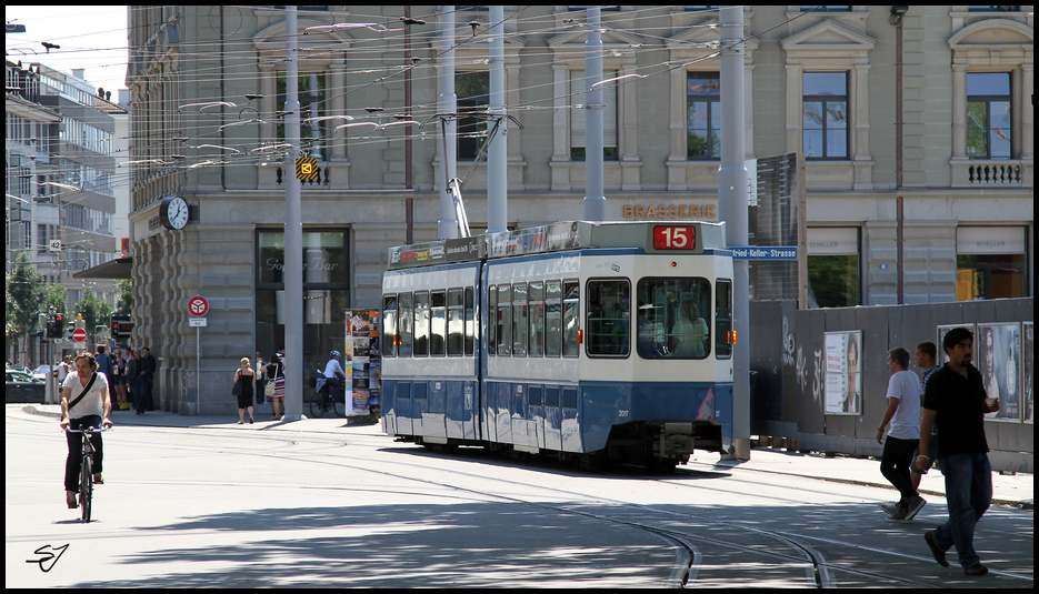 Tram 15 in Zürich