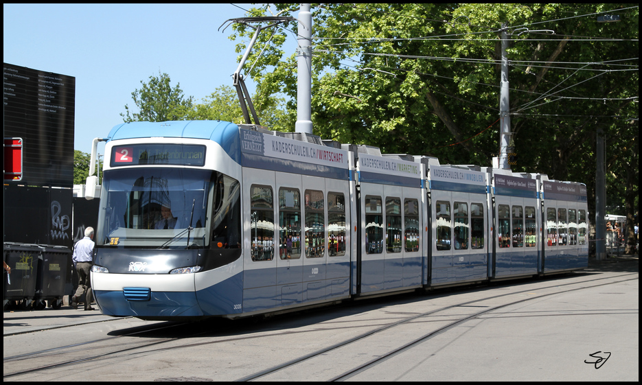 Tram 2 in Zürich