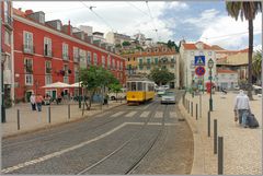 Tram 28 in Lisboa-Alfama