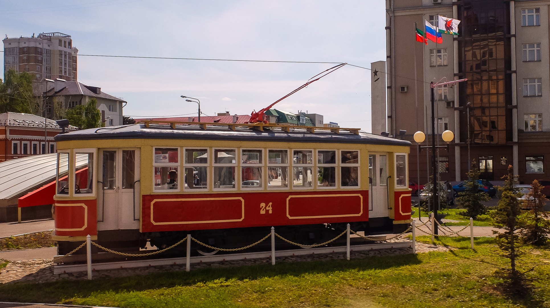 Tram-Denkmal in Kazan