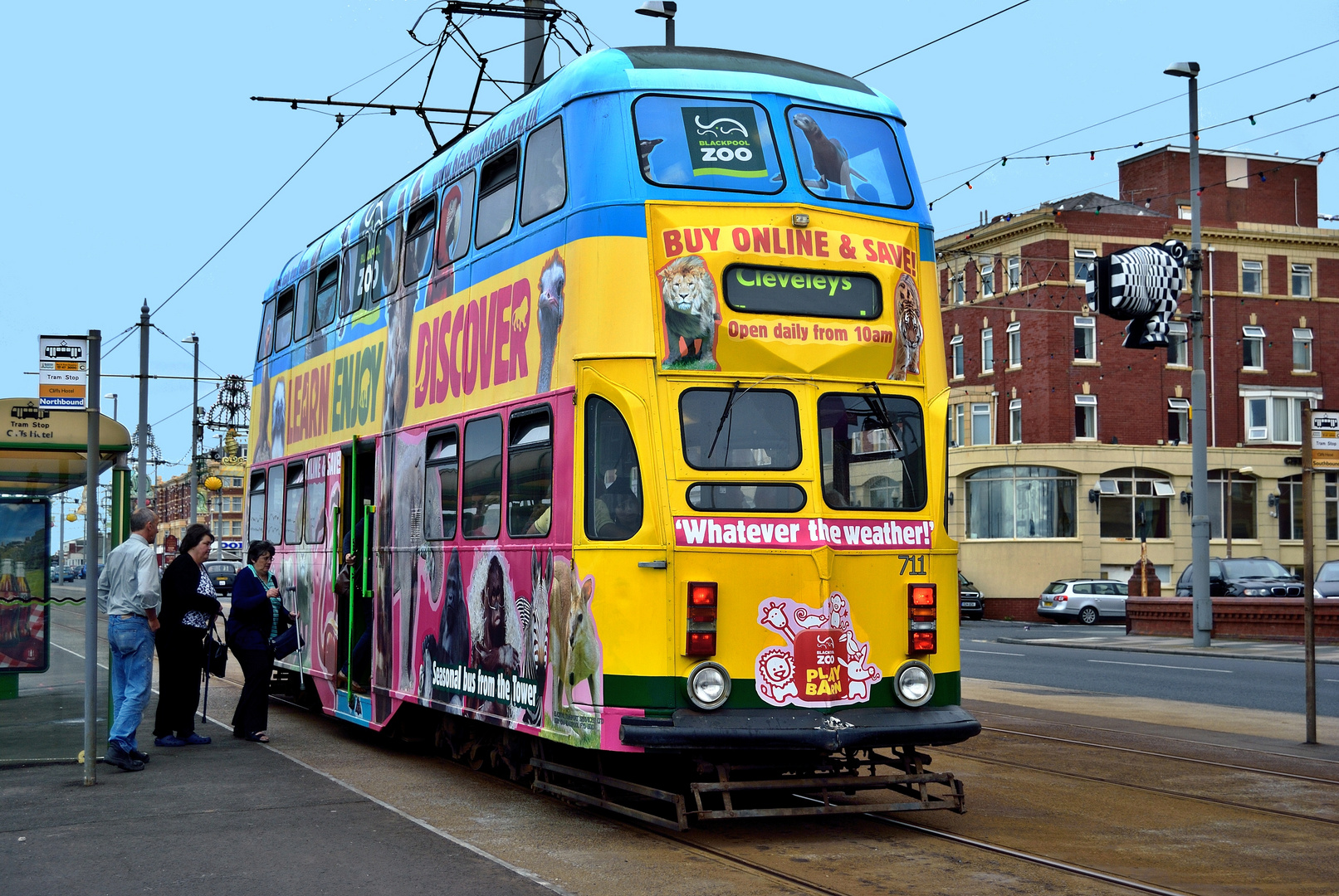 tram di Blackpool