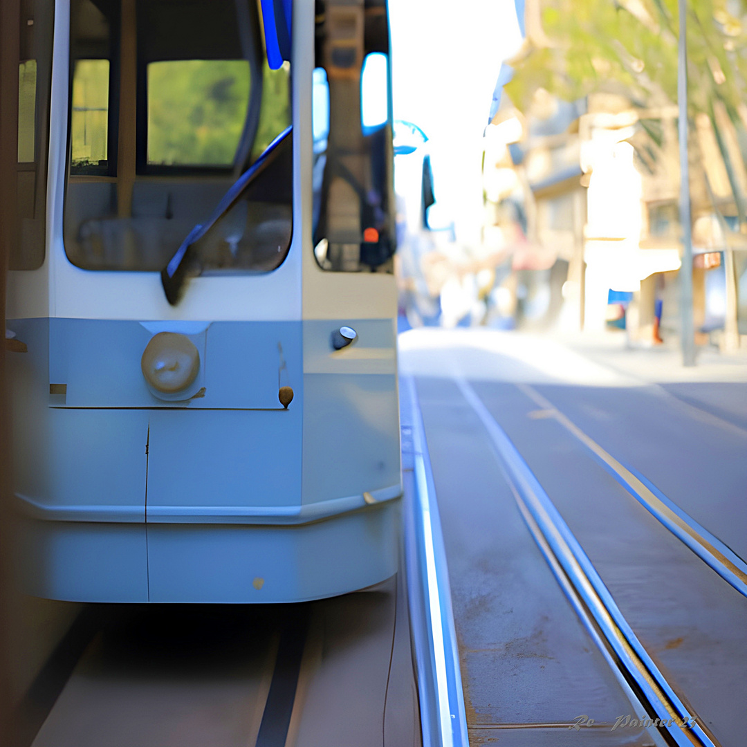 Tram historique à MARSEILLE  Canebière