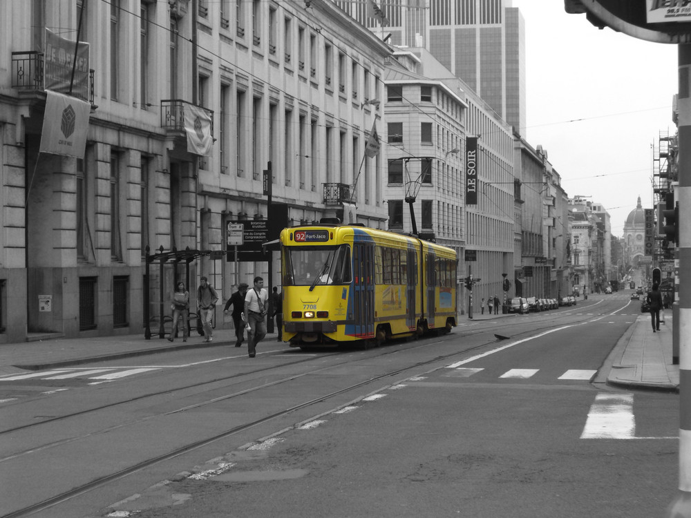tram in brüssel
