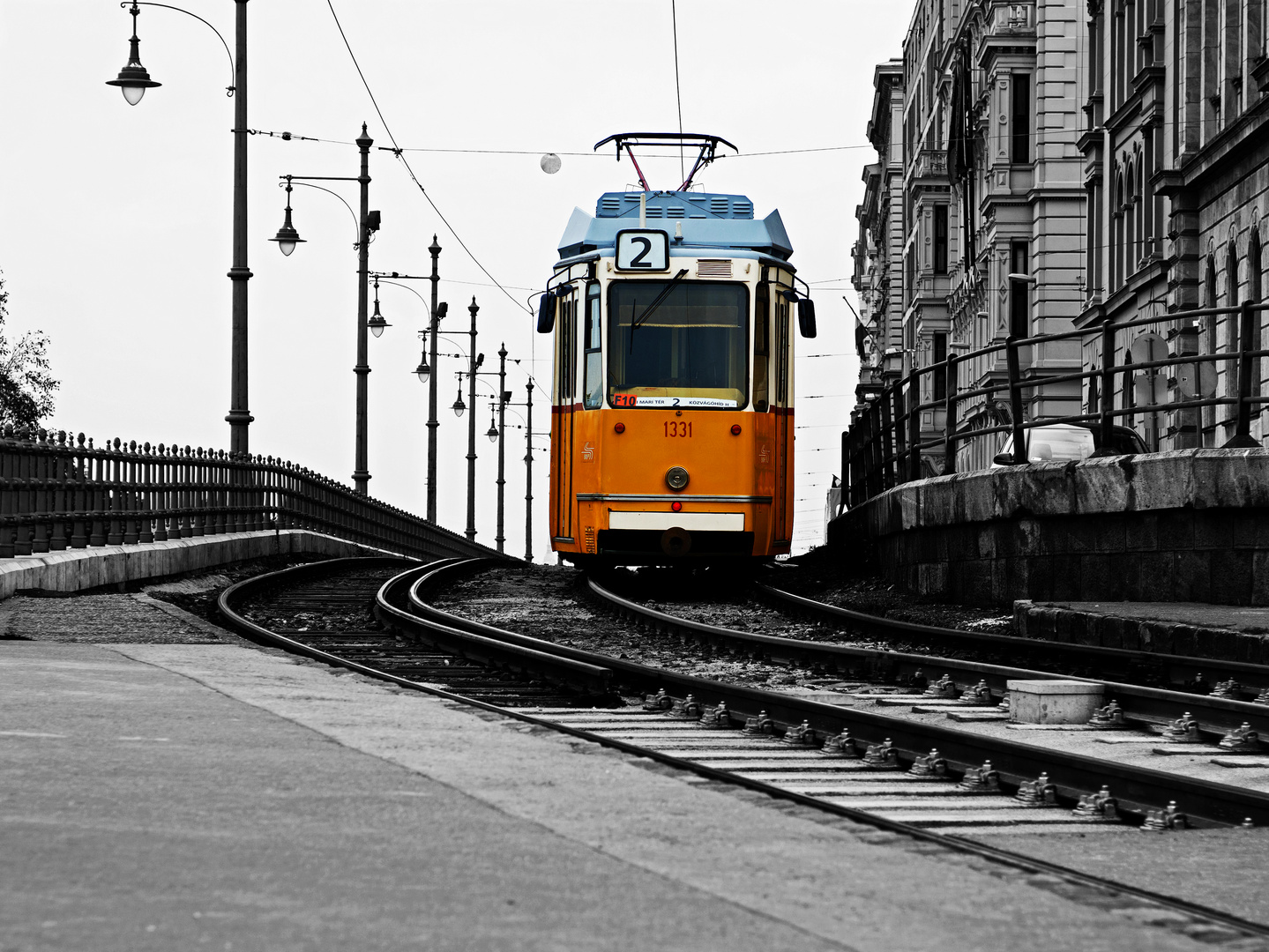 tram in colour