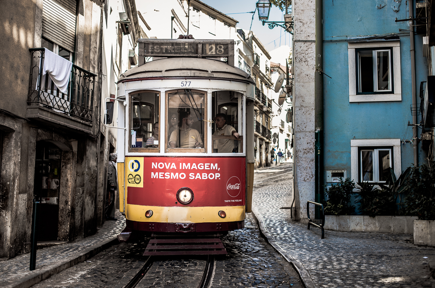 Tram in Lisbon